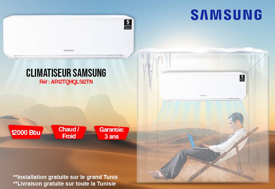 Climatiseur Samsung 12000 btu